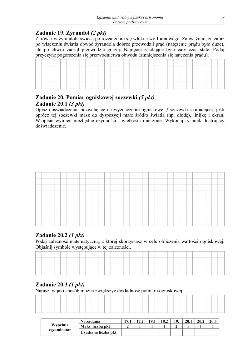 Pytania - fizyka, p. podstawowy, matura 2012-strona-09