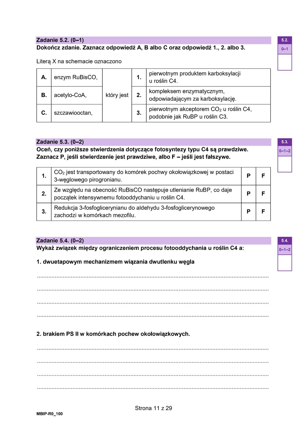 arkusz - biologia - matura 2023 - maj - 0011