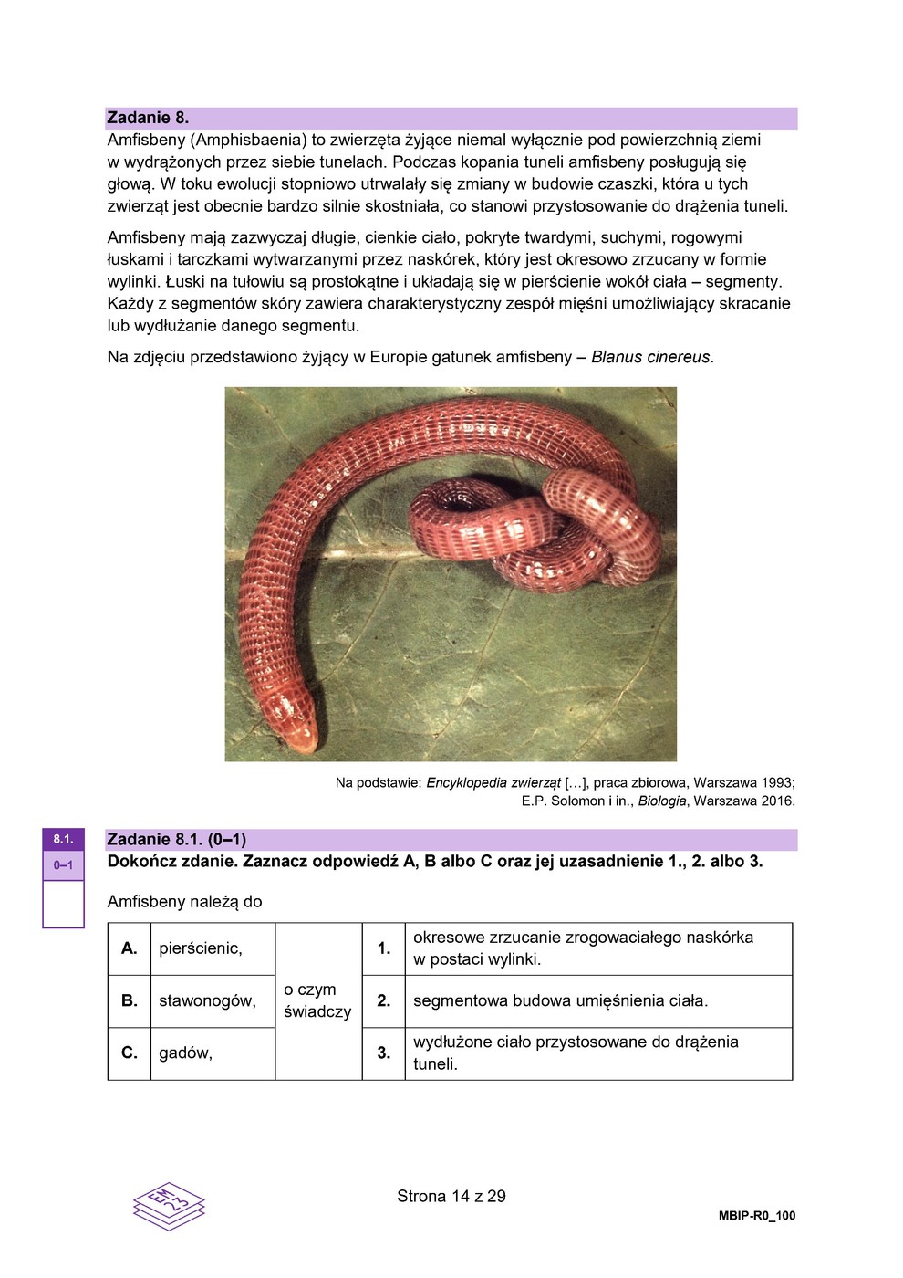 arkusz - biologia - matura 2023 - maj - 0014