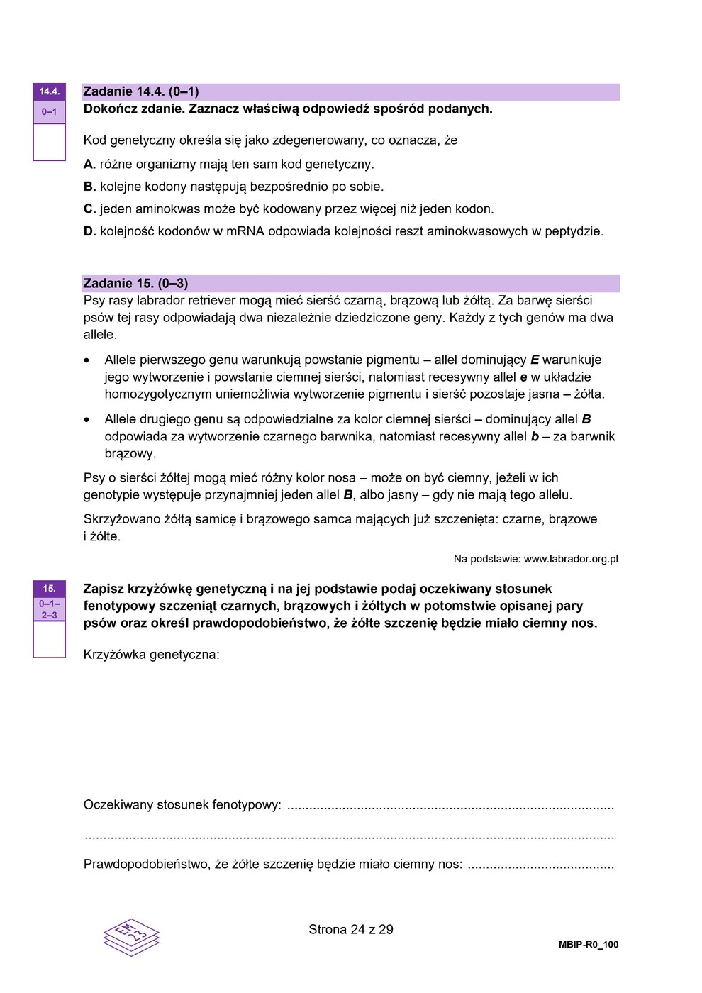 arkusz - biologia - matura 2023 - maj - 0024