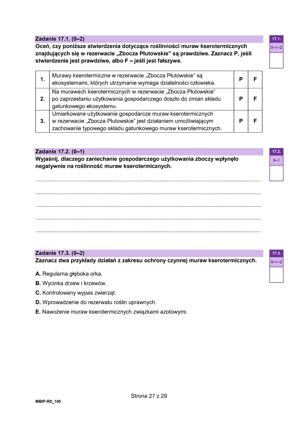 arkusz - biologia - matura 2023 - maj - 0027