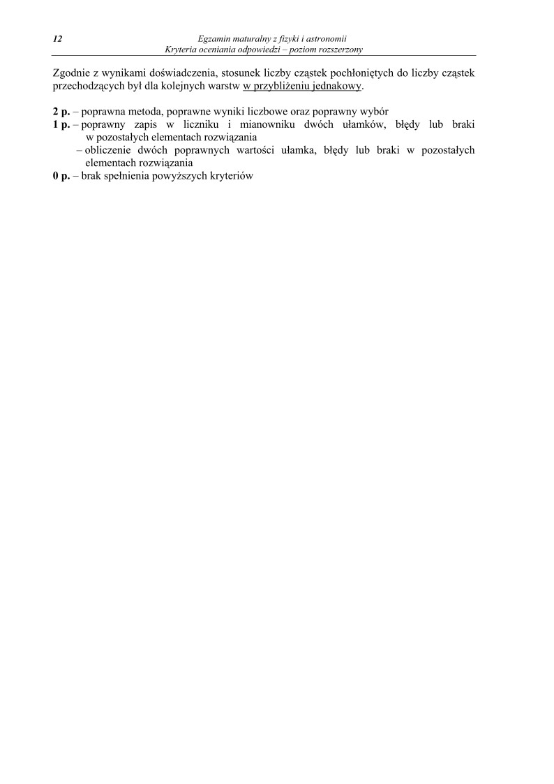 Odpowiedzi - fizyka, p. rozszerzony, matura 2012-strona-12