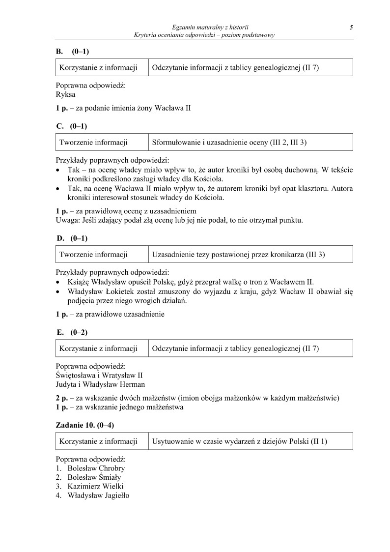 Odpowiedzi - historia, p. podstawowy, matura 2012-strona-05