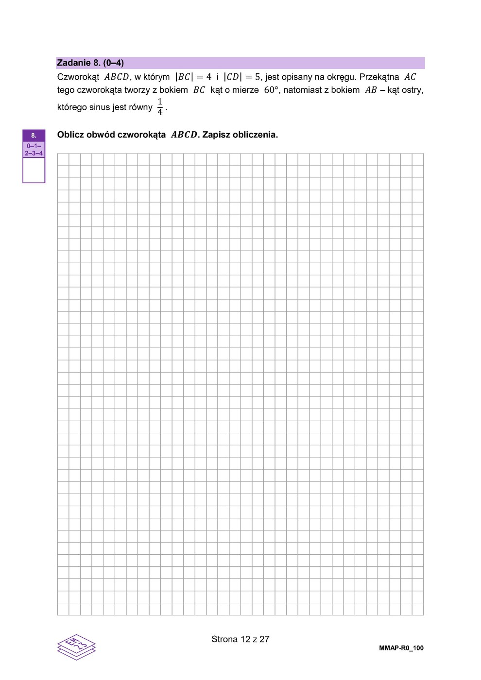 arkusz - matematyka rozszerzony - matura 2023 - maj - 0012