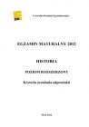 miniatura Odpowiedzi - historia, p. rozszerzony, matura 2012-strona-01