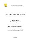 miniatura Odpowiedzi - historia dla osob nieslyszacych, matura 2012-strona-01