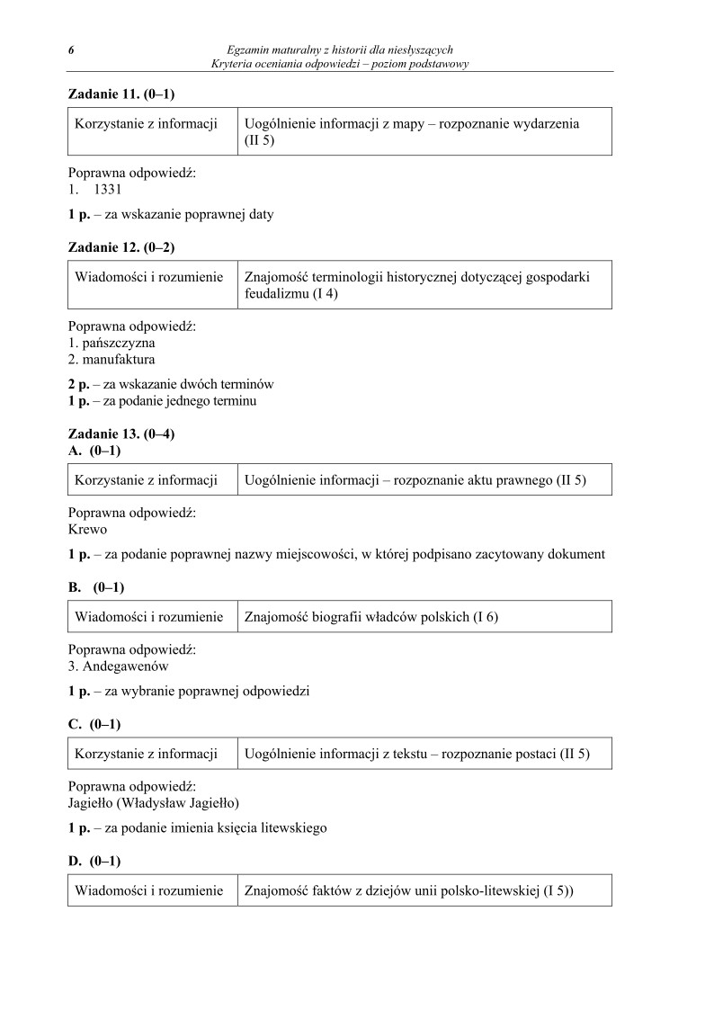 Odpowiedzi - historia dla osob nieslyszacych, matura 2012-strona-06