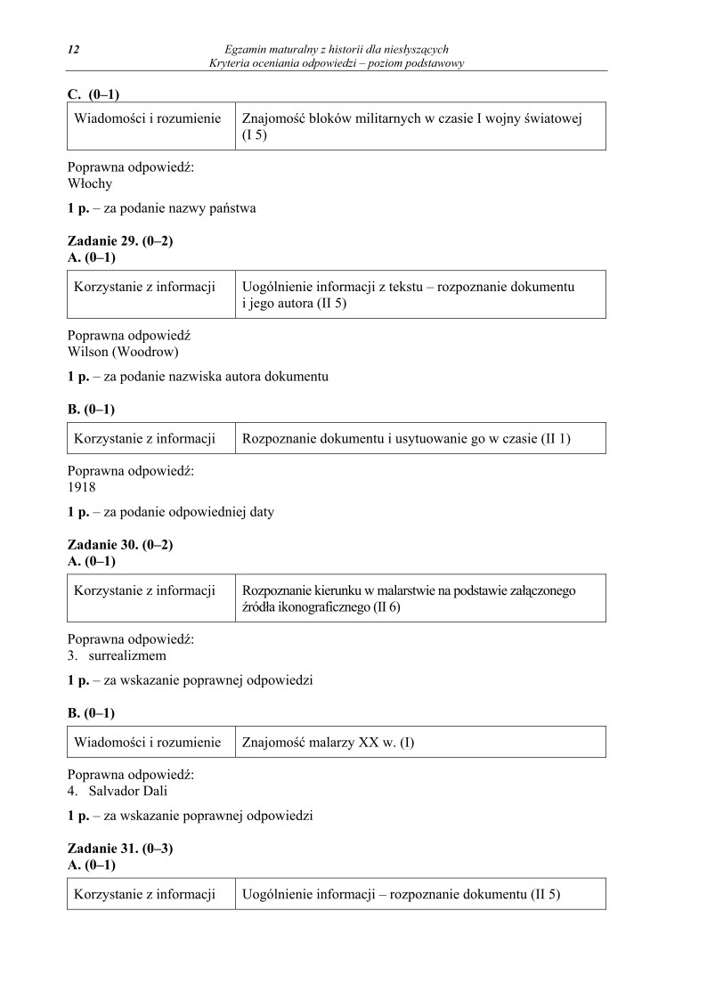 Odpowiedzi - historia dla osob nieslyszacych, matura 2012-strona-12