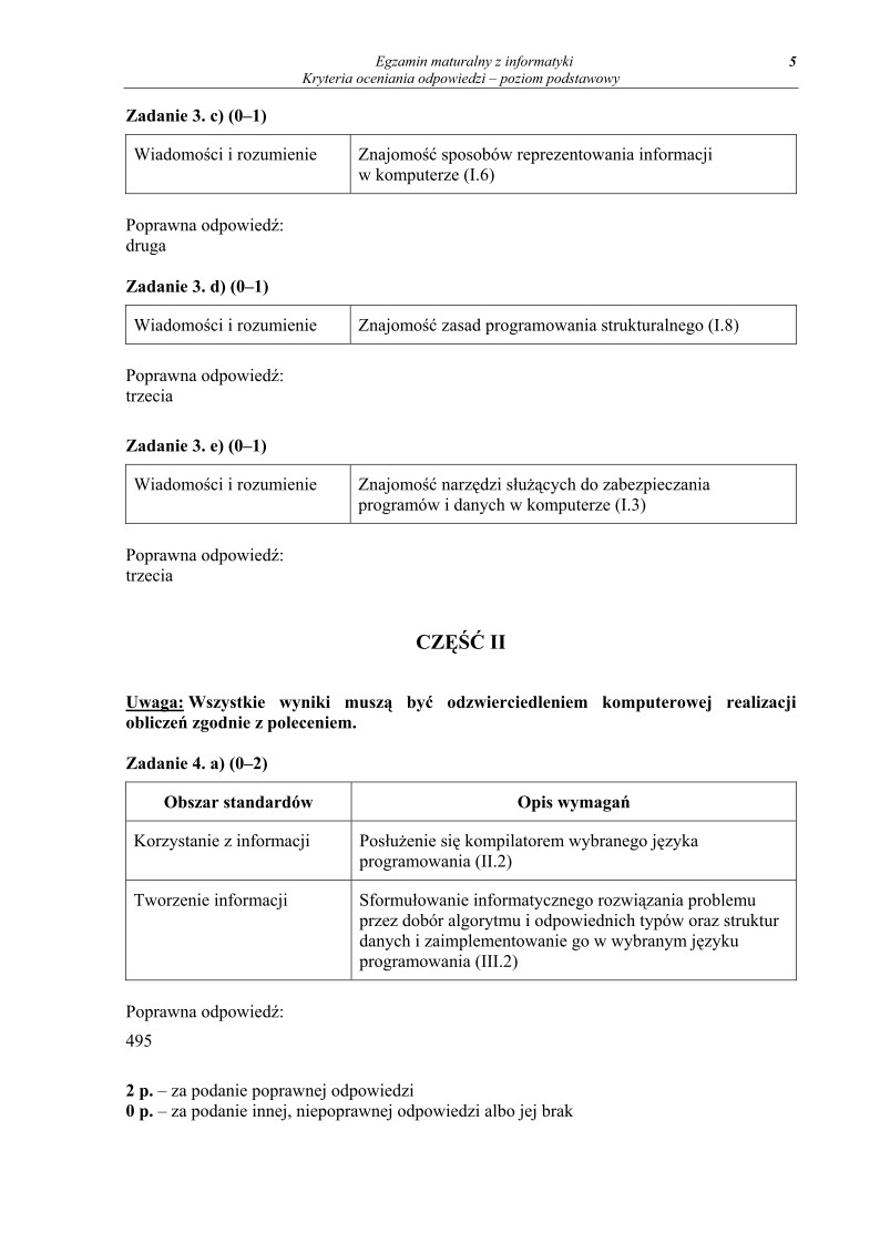 Odpowiedzi - informatyka, p. podstawowy, matura 2012-strona-05