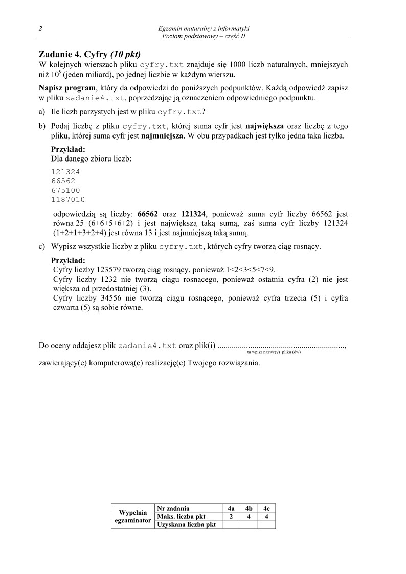 Pytania - informatyka, p. podstawowy, matura 2012-cz2-strona-02