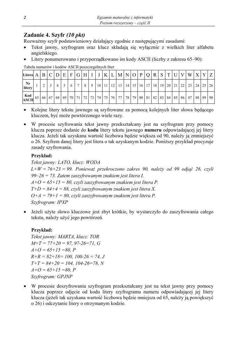 Pytania - informatyka, p. rozszerzony, matura 2012-cz2-strona-02