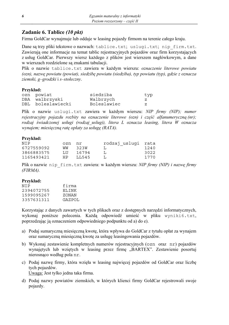 Pytania - informatyka, p. rozszerzony, matura 2012-cz2-strona-06