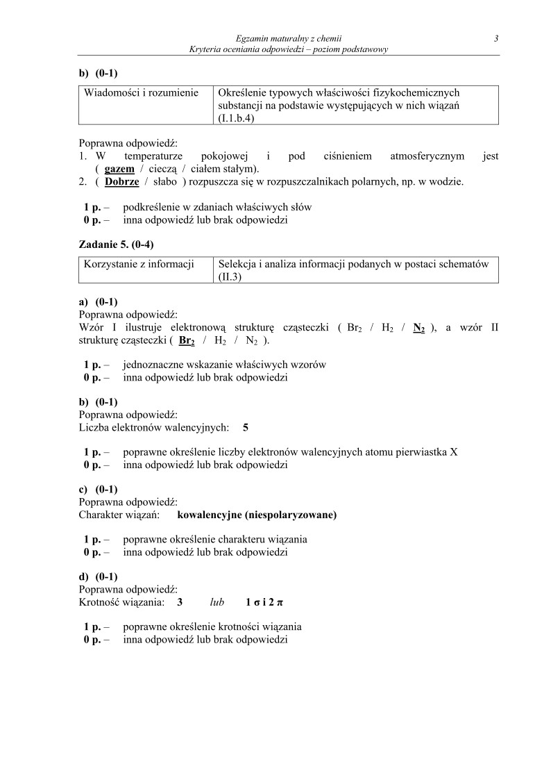Odpowiedzi - chemia, p. podstawowy, matura 2012-strona-03