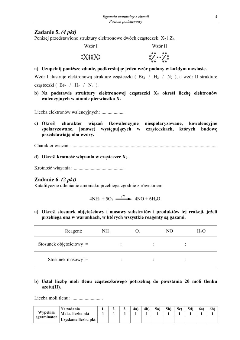 Pytania - chemia, p. podstawowy, matura 2012-strona-03