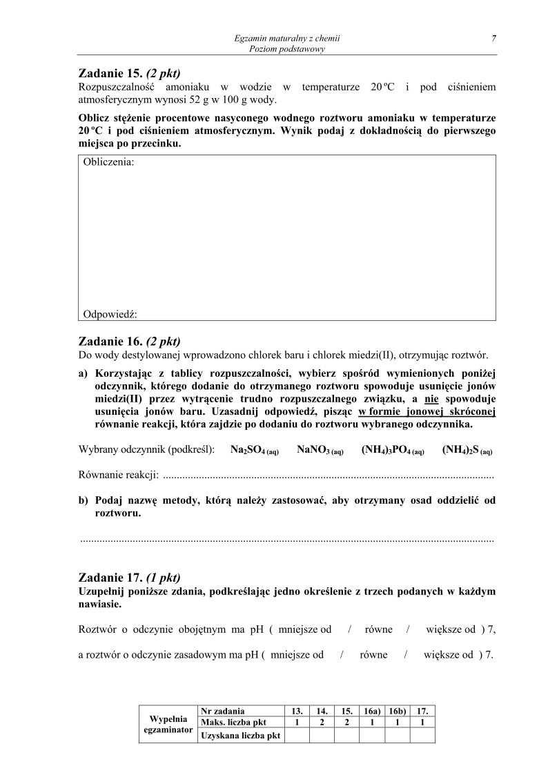 Pytania - chemia, p. podstawowy, matura 2012-strona-07