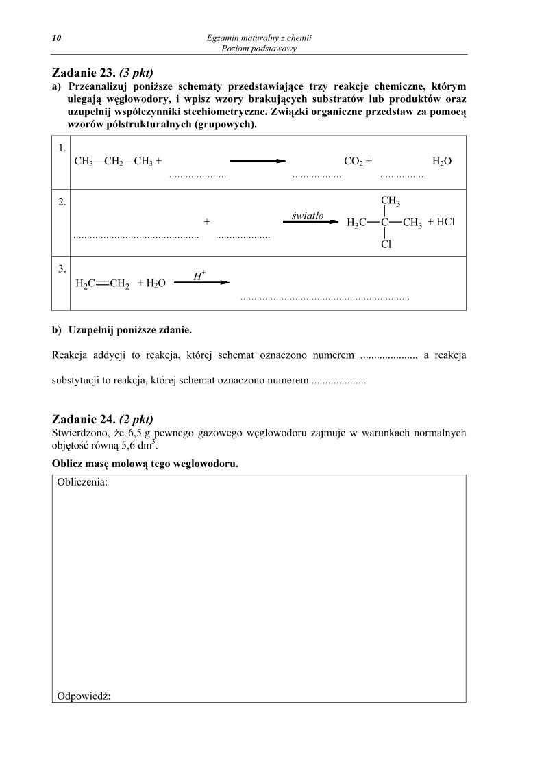 Pytania - chemia, p. podstawowy, matura 2012-strona-10