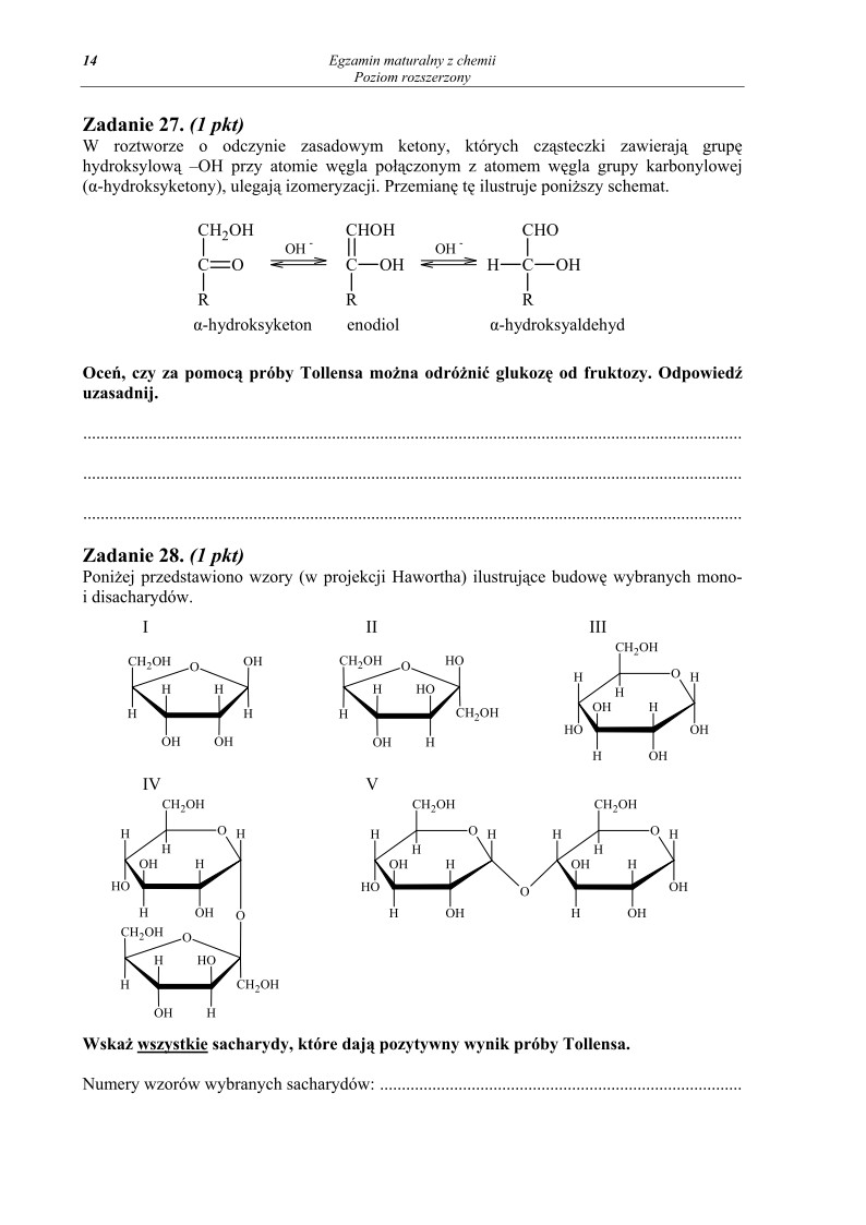 Pytania - chemia, p. rozszerzony, matura 2012-strona-14