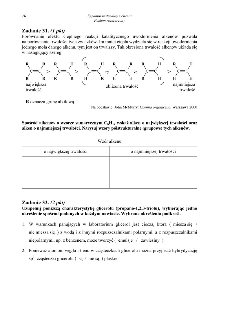 Pytania - chemia, p. rozszerzony, matura 2012-strona-16