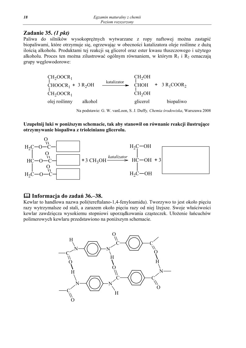 Pytania - chemia, p. rozszerzony, matura 2012-strona-18
