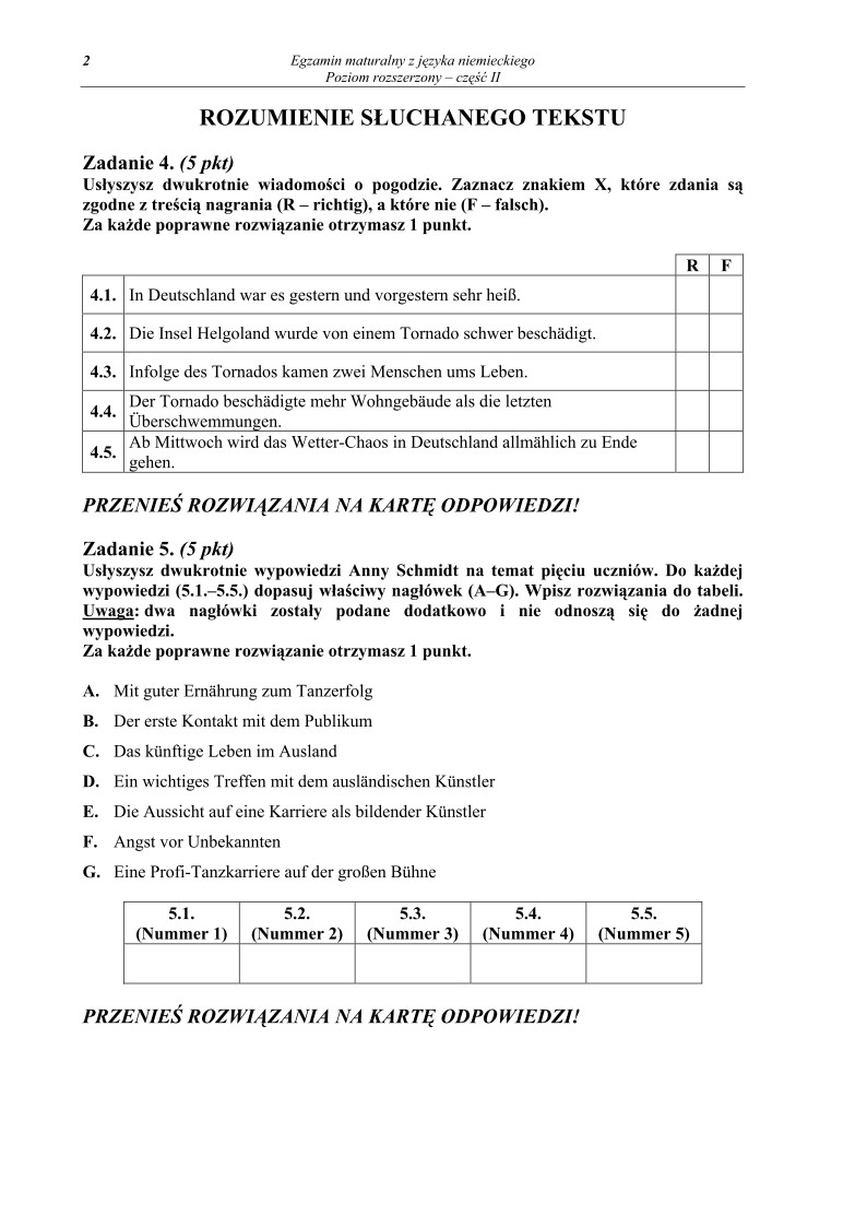 Pytania - jezyk niemiecki, p. rozszerzony, matura 2012-cz2-strona-02