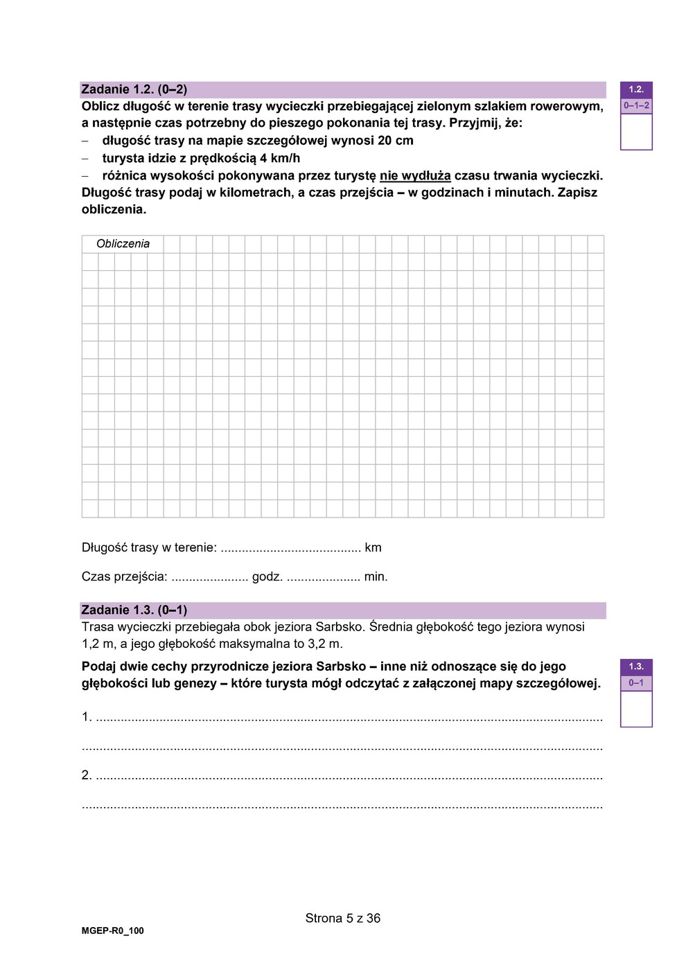 arkusz - geografia - matura 2023 - maj - 0005