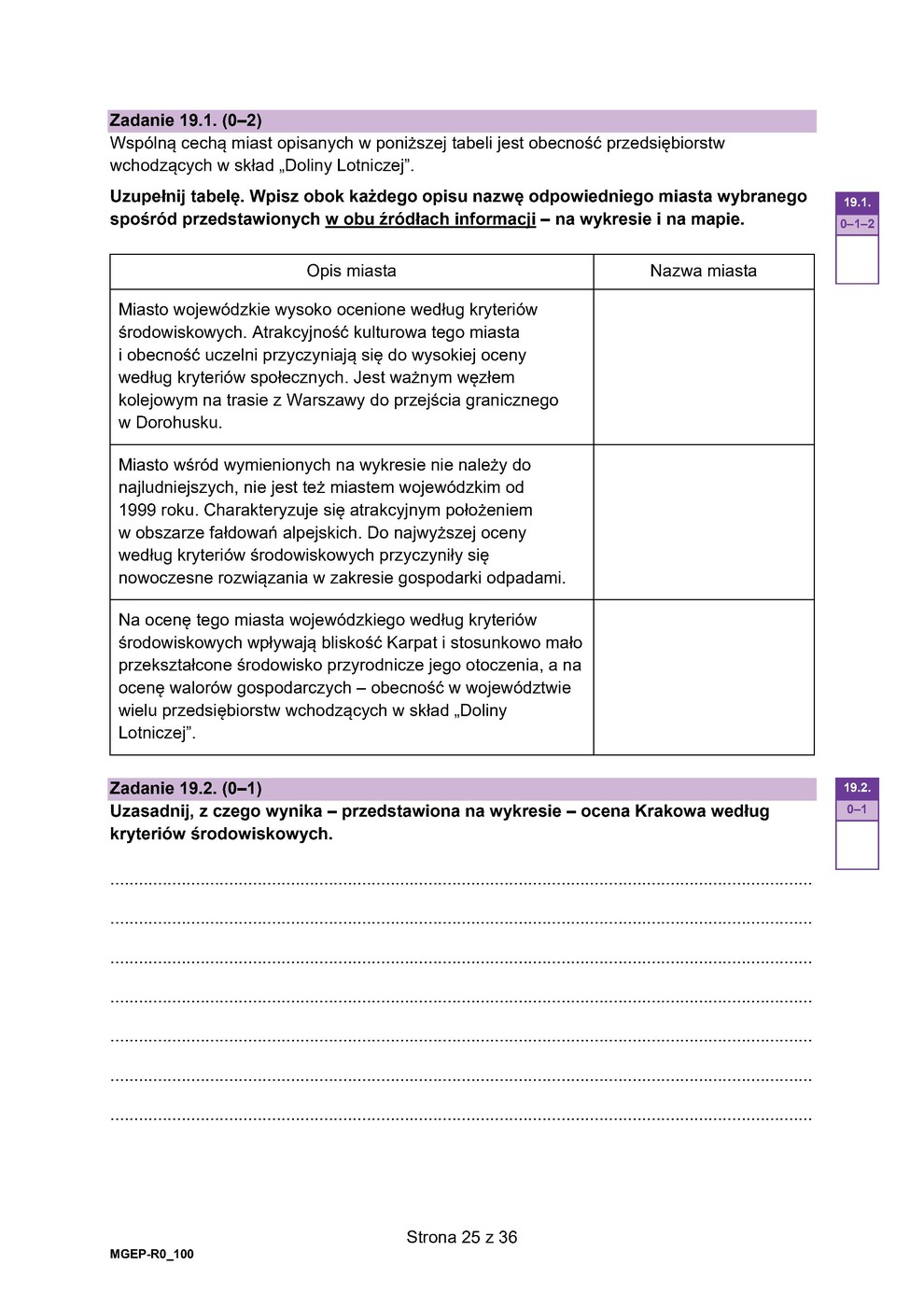 arkusz - geografia - matura 2023 - maj - 0025