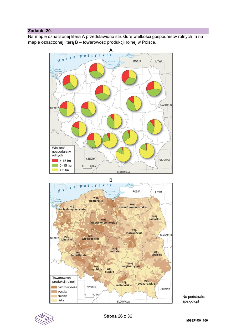 arkusz - geografia - matura 2023 - maj - 0026