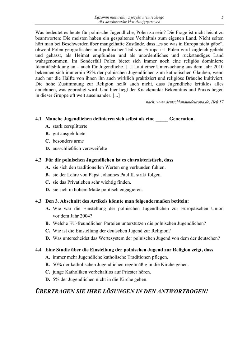 Pytania - jezyk niemiecki dla klas dwujezycznych, matura 2012-strona-05