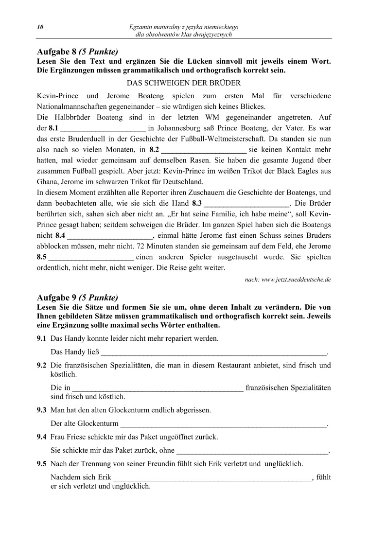 Pytania - jezyk niemiecki dla klas dwujezycznych, matura 2012-strona-10