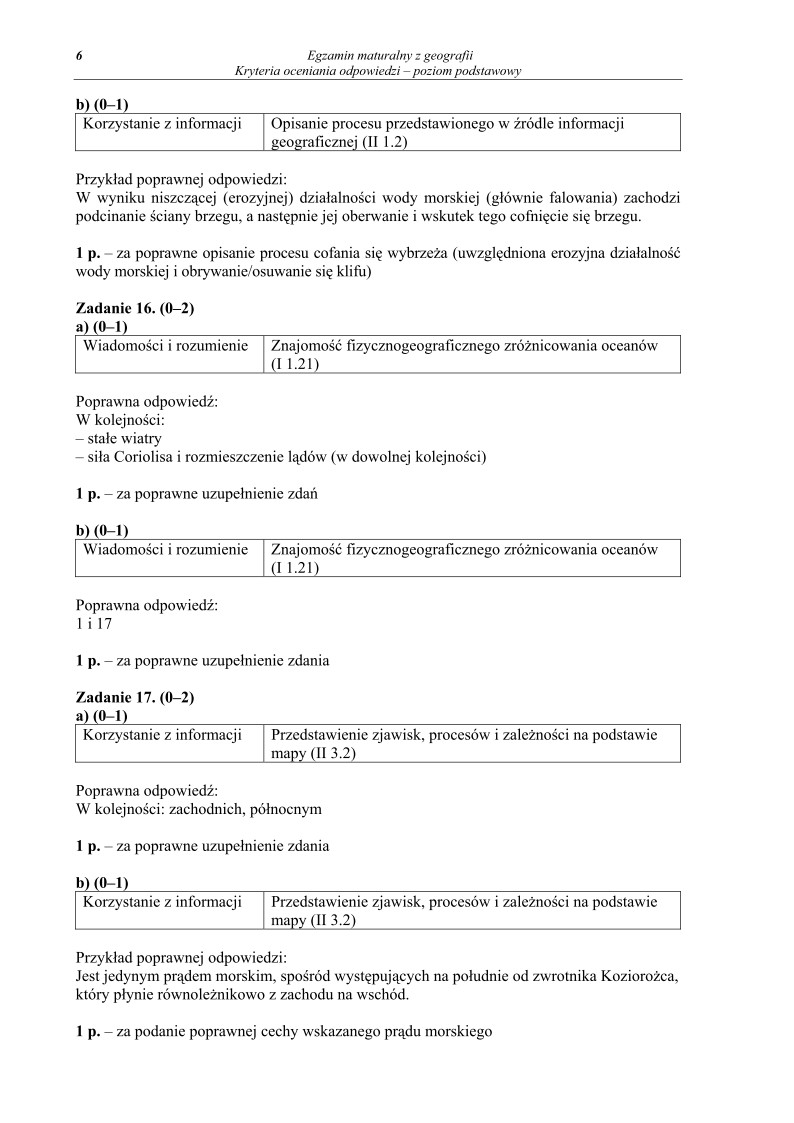 Odpowiedzi - geografia, p. podstawowy, matura 2012-strona-06