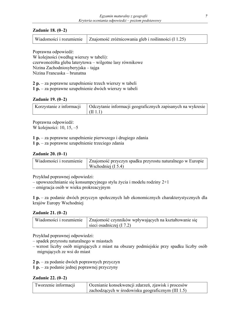 Odpowiedzi - geografia, p. podstawowy, matura 2012-strona-07