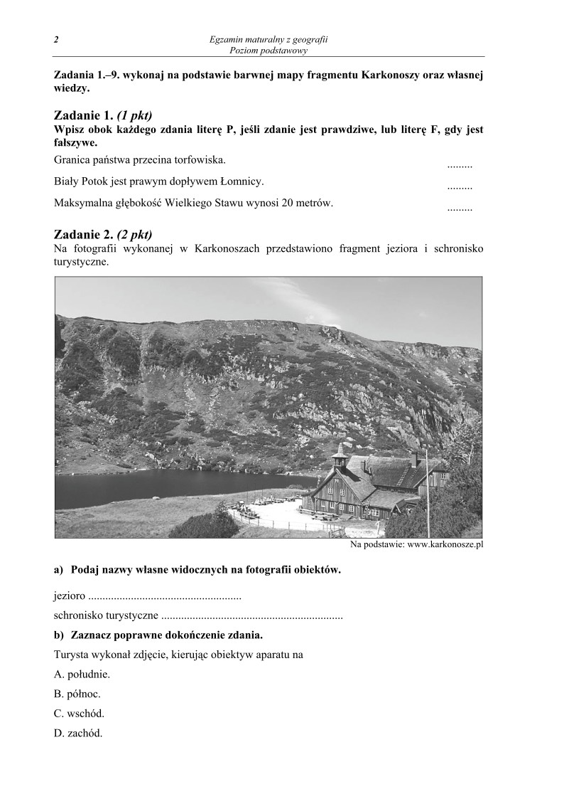 Pytania - geografia, p. podstawowy, matura 2012-strona-02