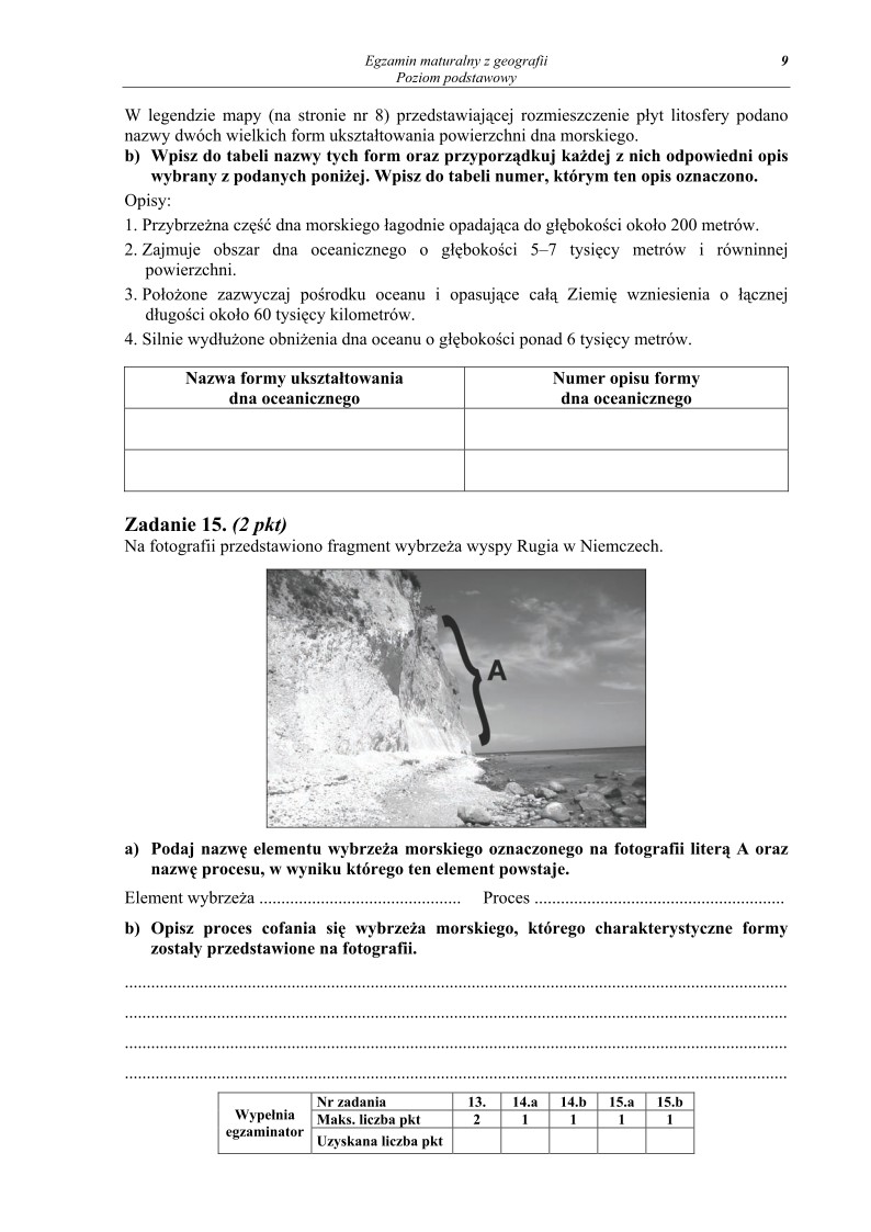 Pytania - geografia, p. podstawowy, matura 2012-strona-09