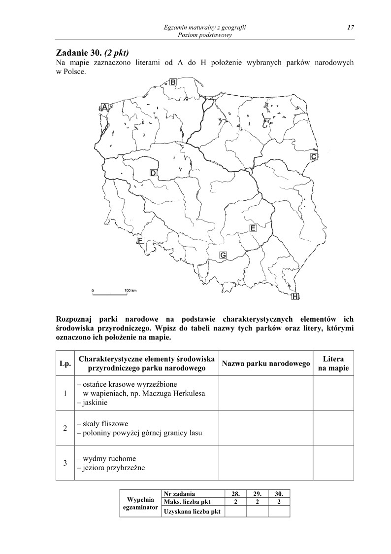 Pytania - geografia, p. podstawowy, matura 2012-strona-17