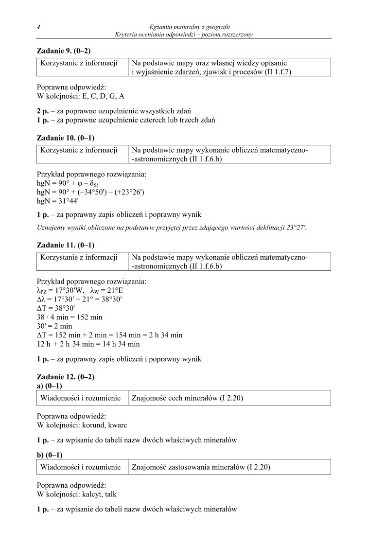 Odpowiedzi - geografia, p. rozszerzony, matura 2012-strona-04