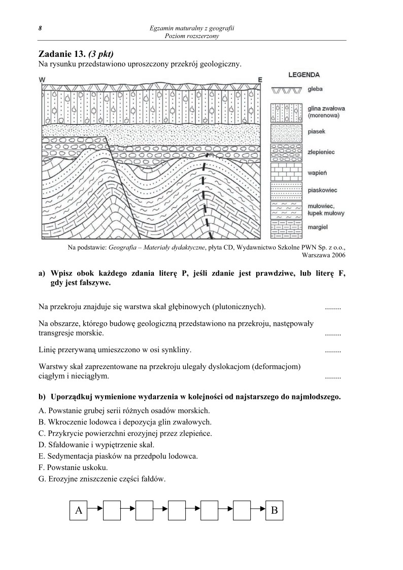 Pytania - geografia, p. rozszerzony, matura 2012-strona-08