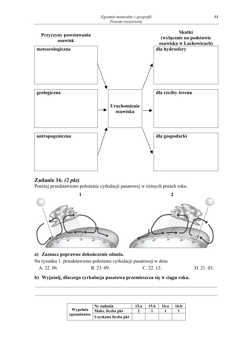 Pytania - geografia, p. rozszerzony, matura 2012-strona-11