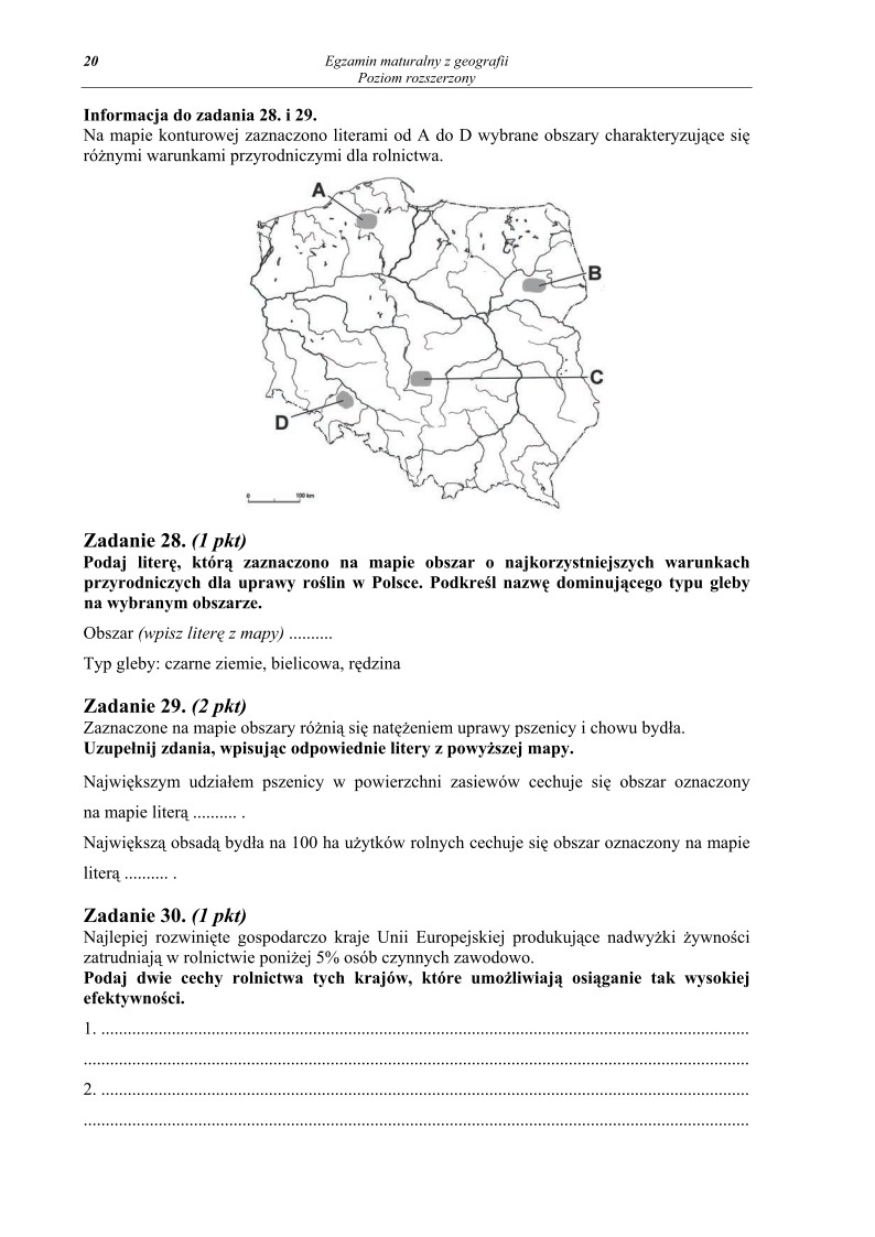 Pytania - geografia, p. rozszerzony, matura 2012-strona-20