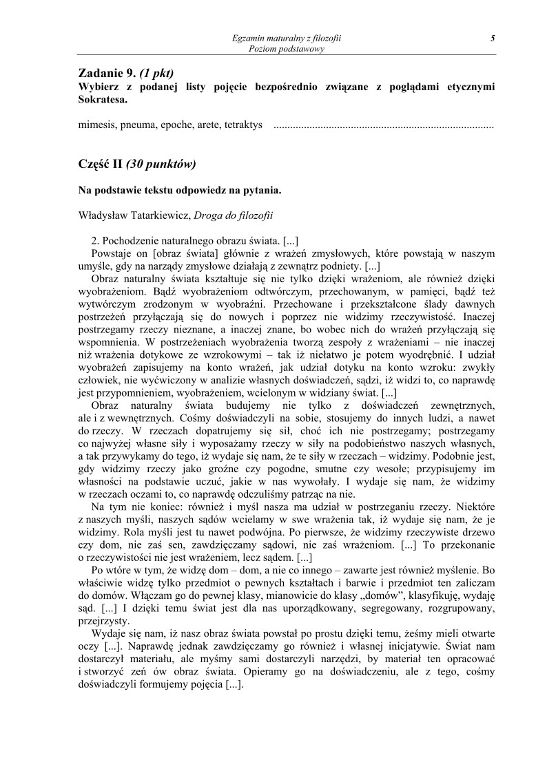 Pytania - filozofia, p. podstawowy, matura 2012-strona-05
