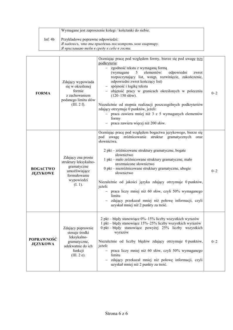 Odpowiedzi - jezyk rosyjski, p. podstawowy, matura 2012-strona-06