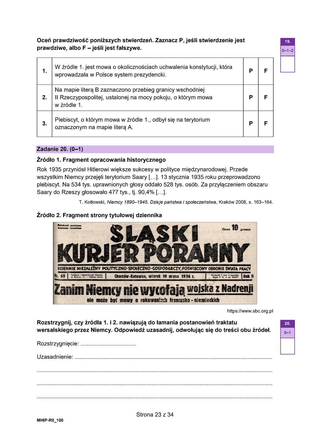 arkusz - historia - matura 2023 - maj - 0023