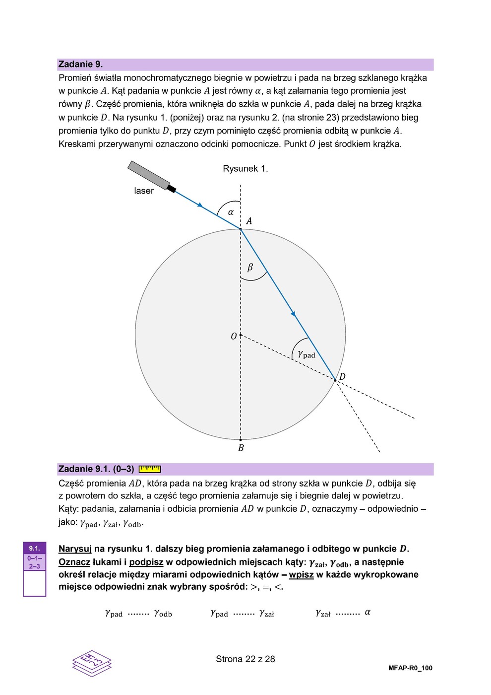 arkusz - fizyka - matura 2023 - maj - 0022