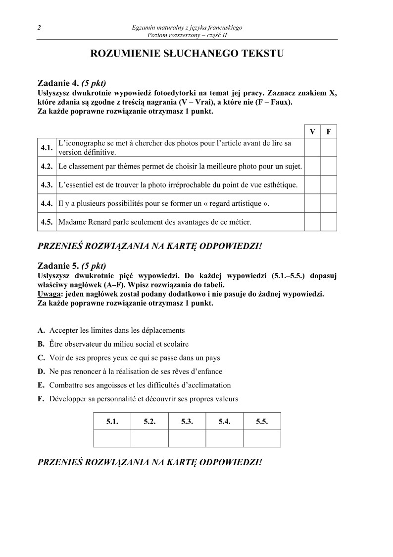 Pytania - jezyk francuski, p. rozszerzony, matura 2012-cz2-strona-02