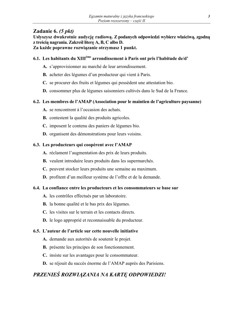 Pytania - jezyk francuski, p. rozszerzony, matura 2012-cz2-strona-03