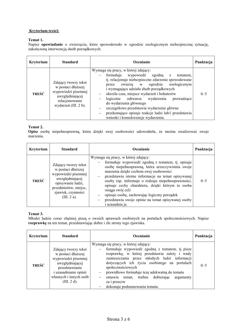 Odpowiedzi - jezyk hiszpanski, p. rozszerzony, matura 2012-strona-03