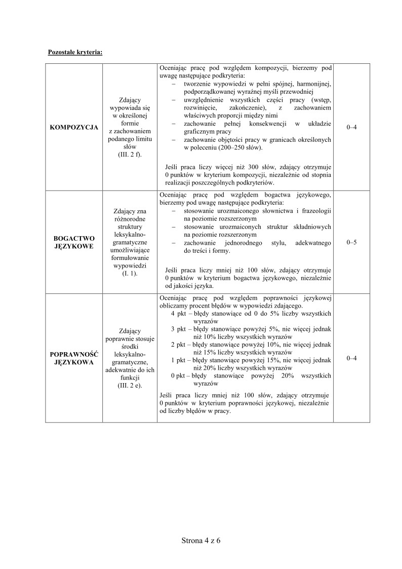 wloski, matura 2012, poziom rozszerzony - odpowiedzi -strona-04