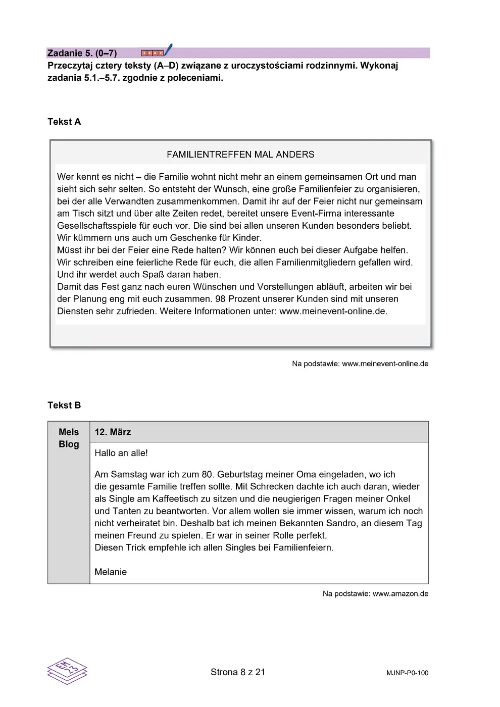 arkusz - niemiecki podstawowy - matura 2024 - maj - 0008