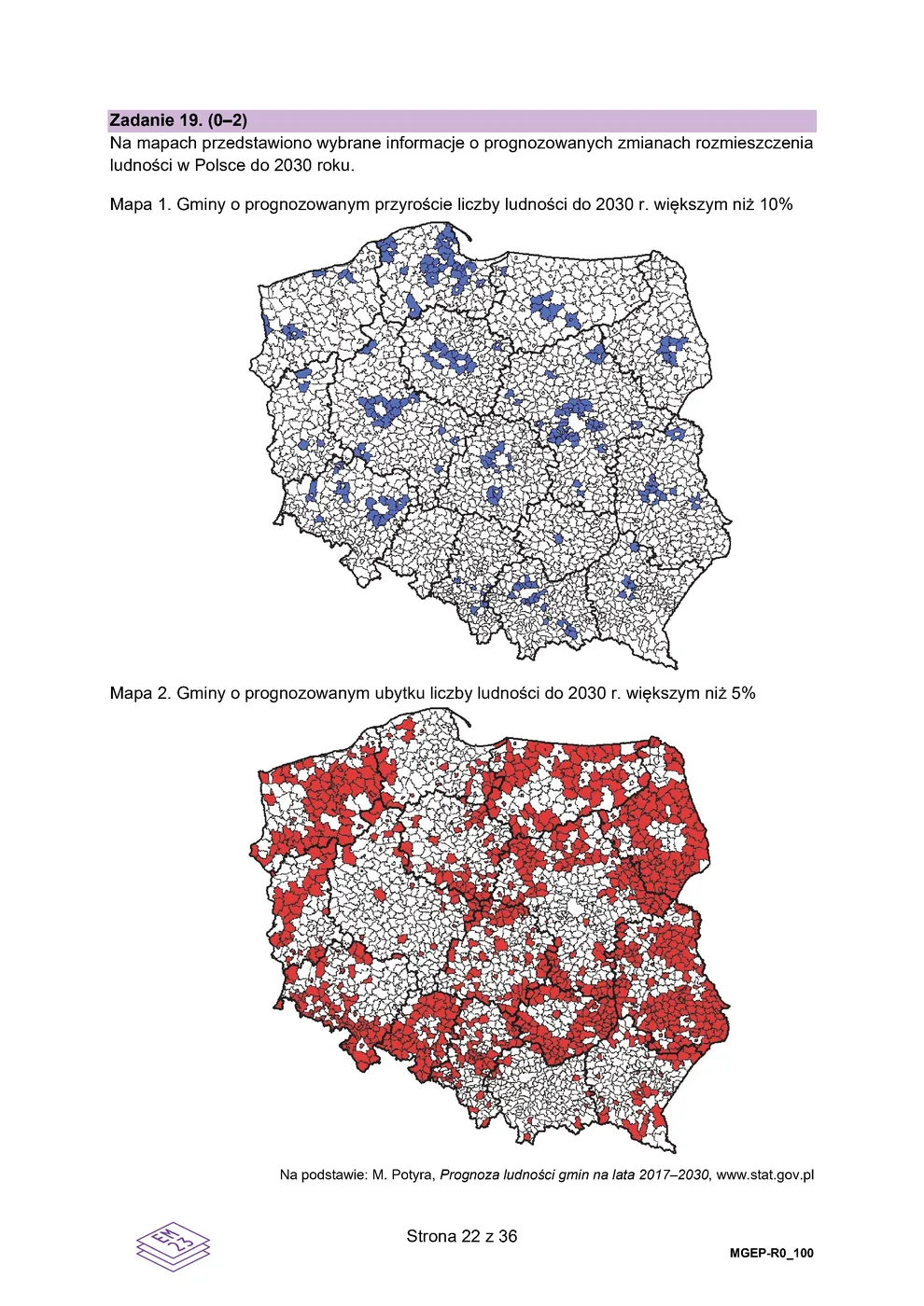 arkusz - geografia - matura 2024 - maj - 0022