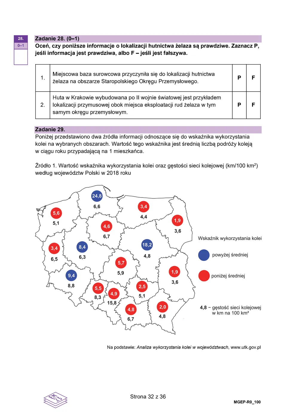 arkusz - geografia - matura 2024 - maj - 0032