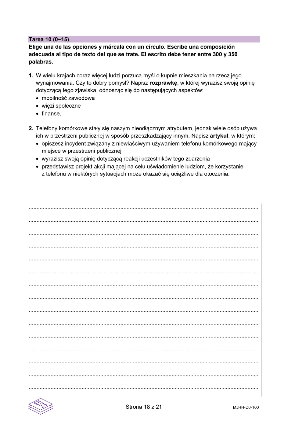 arkusz - hiszpański dwujęzyczny - matura 2024 - maj - 0018